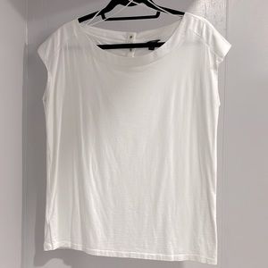 White Ann Taylor knit blouse